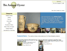 Tablet Screenshot of antiqueoyster.com